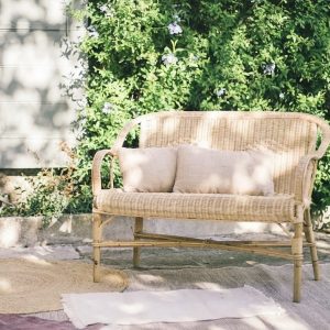 banquette rotin 1