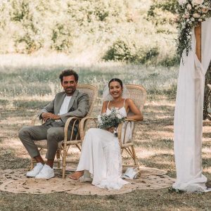 Fauteuil rotin Marcel