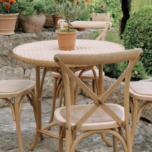 Guéridon rotin Marcel - ORAVIS - 01