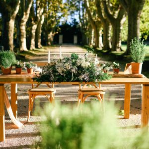 Table en bois rectangulaire 200x100 cm