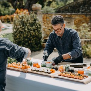 Table office traiteur PVC rectangulaire