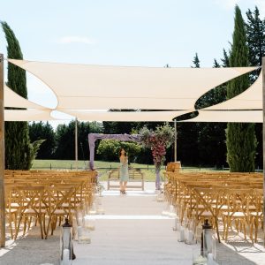 Voile d'ombrage modèle « écru »